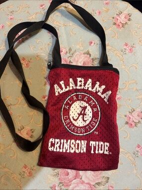 Little Earth Crimson Tide Crossbody Bag - Crimson, Black, White